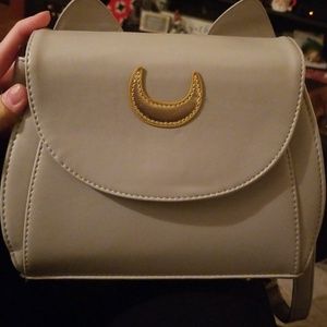 Gray Cat Ear Purse Cross Body
